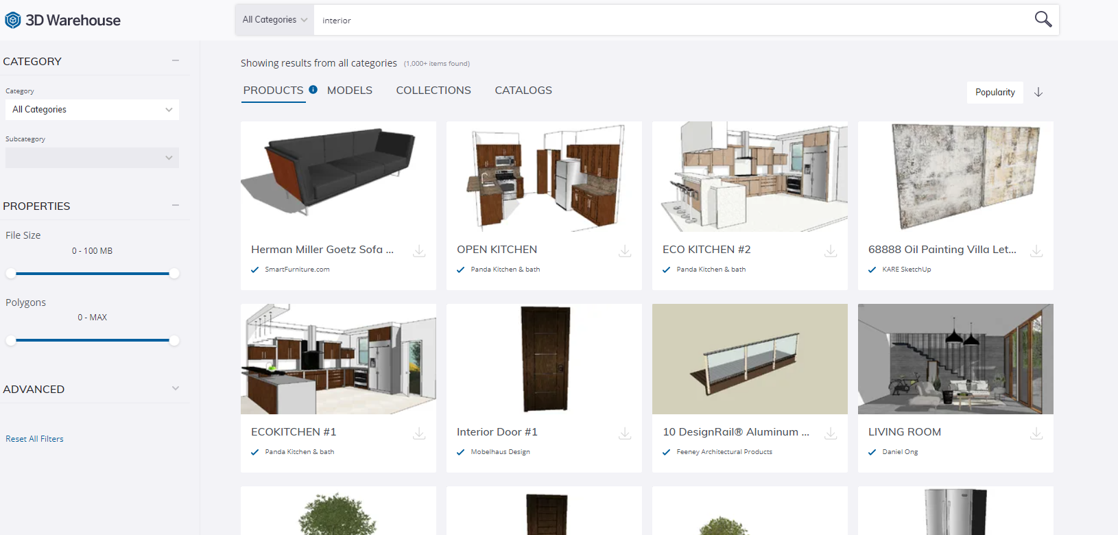 image of 3d warehouse