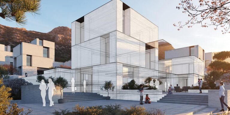 Exterior Sketchup design of a building